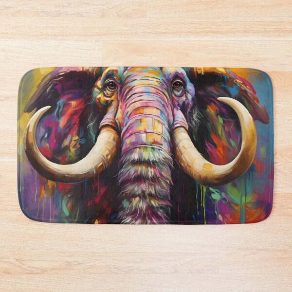 Item preview, Colorful mammoth designed and sold by grebie.