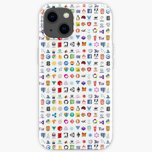 Developer icons, open source project logos, web companies iPhone Soft Case