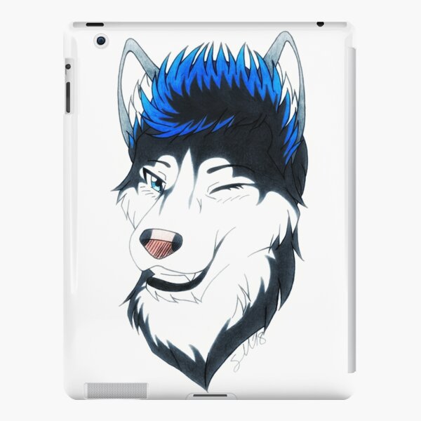 Werehusky Wink iPad Snap Case