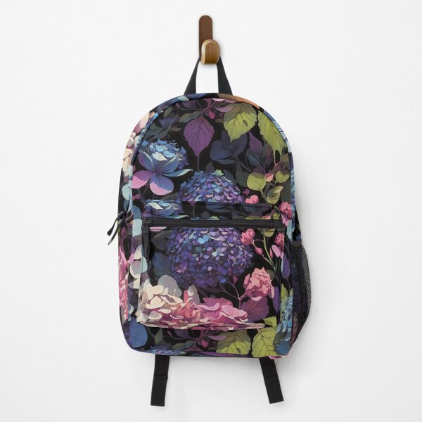 Item preview, Whimsical Watercolor Dark Floral Hydrangea Pattern #27 designed and sold by Rae-SunshineArt.