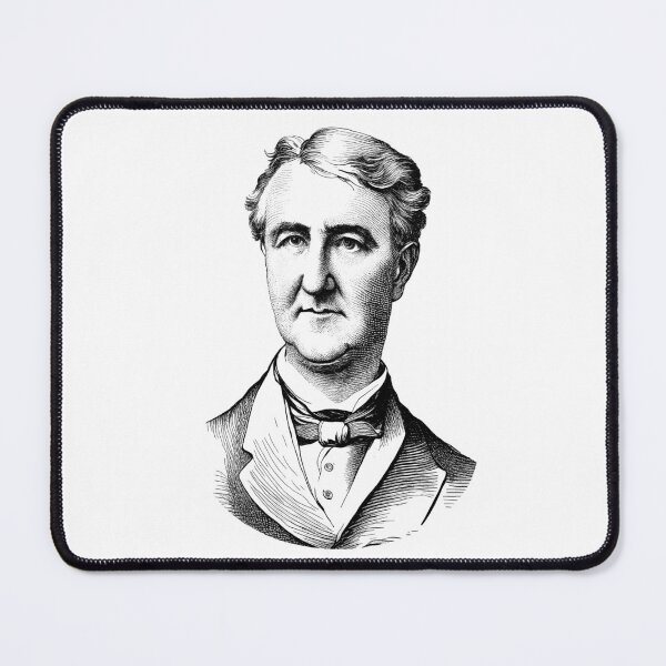 Item preview, Portrait of Thomas Alva Edison  designed and sold by NTGUILTY.
