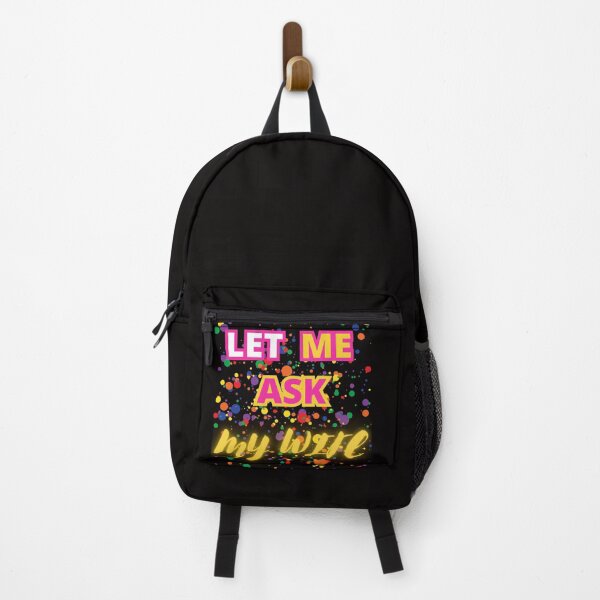 Item preview, LET ME ASK MY WIFE FUNNY GIFT FOR COUPLES designed and sold by Filmharmony.