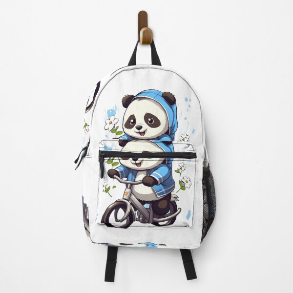 Item preview, Cute Panda Riding a Bicycle designed and sold by PandaPlanner.