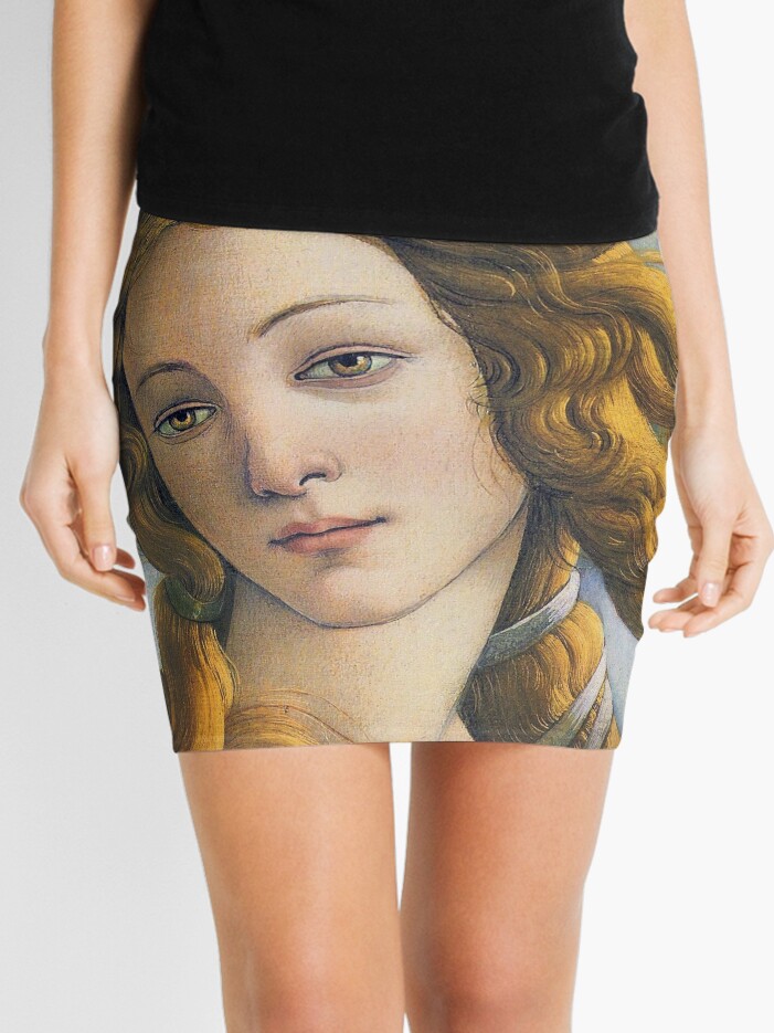 Birth of Venus by Botticelli Mini Skirt for Sale by VikingRunes