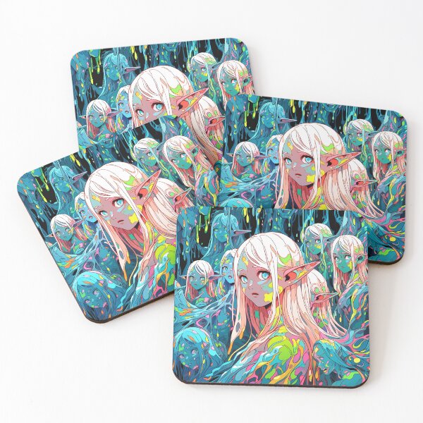 Item preview, Weird Slimy Elven Anime Girls designed and sold by bubblegoth.