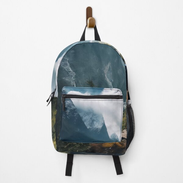 Item preview, The man is hiking on the big mountain designed and sold by EternityLoves.