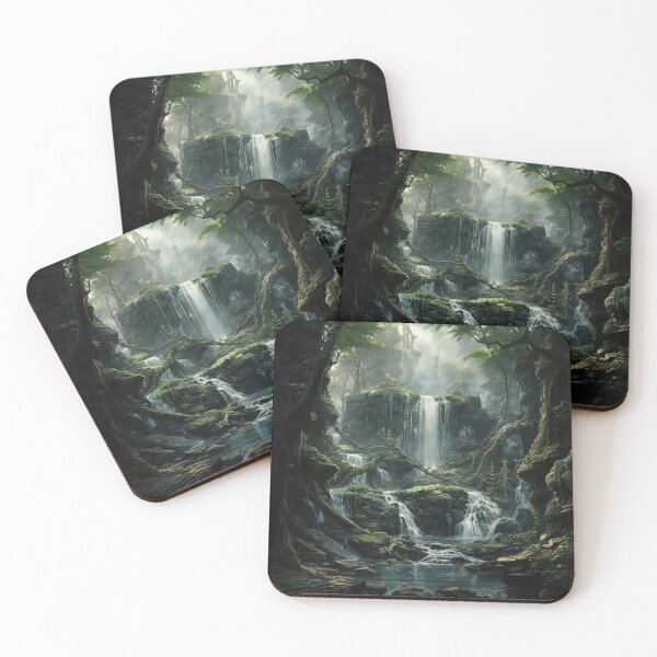 Item preview, The wonderful waterfall in the forest designed and sold by EternityLoves.
