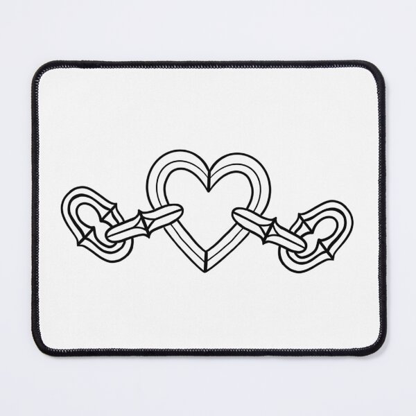 Item preview, Black and White Heart Chain designed and sold by ereardon0.
