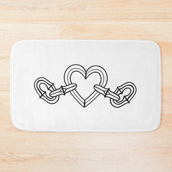 Item preview, Black and White Heart Chain designed and sold by ereardon0.