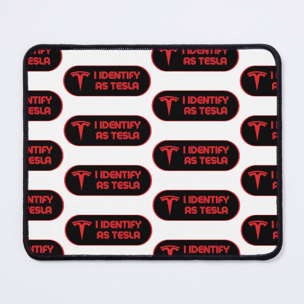 Item preview, I Identify As Tesla Bumper designed and sold by TeeArtillery.