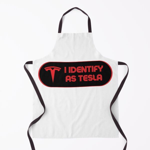 Item preview, I Identify As Tesla Bumper designed and sold by TeeArtillery.