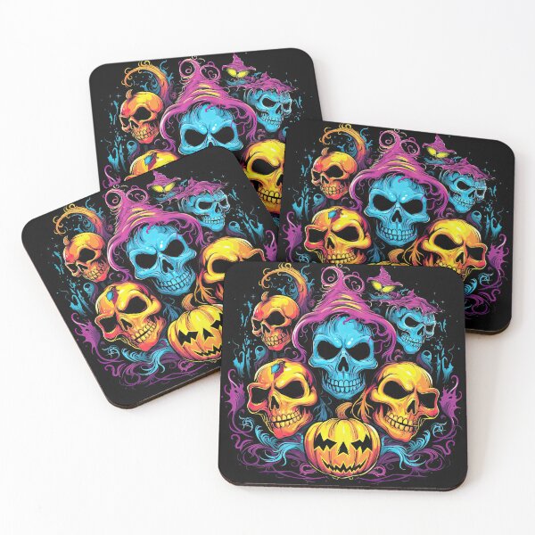 Item preview, Skulls and pumpking designed and sold by VasaJeBre.