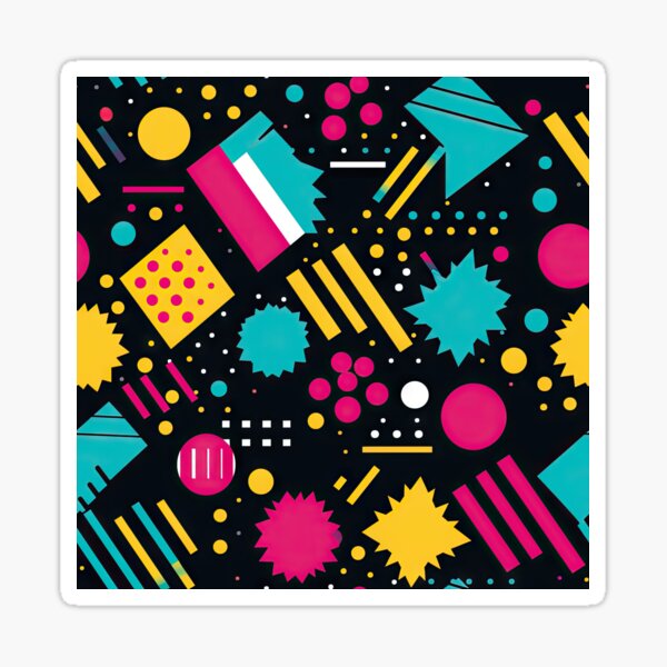 Item preview, 80s and 90s Retro Pop Pattern designed and sold by AeonAcademy.