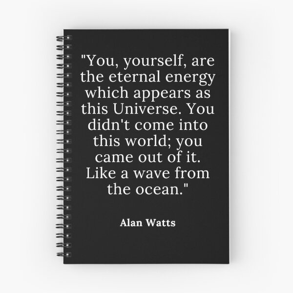 Item preview, Quote Alan Watts designed and sold by Beyond The Veil.