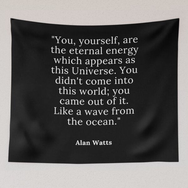 Item preview, Quote Alan Watts designed and sold by Beyond The Veil.