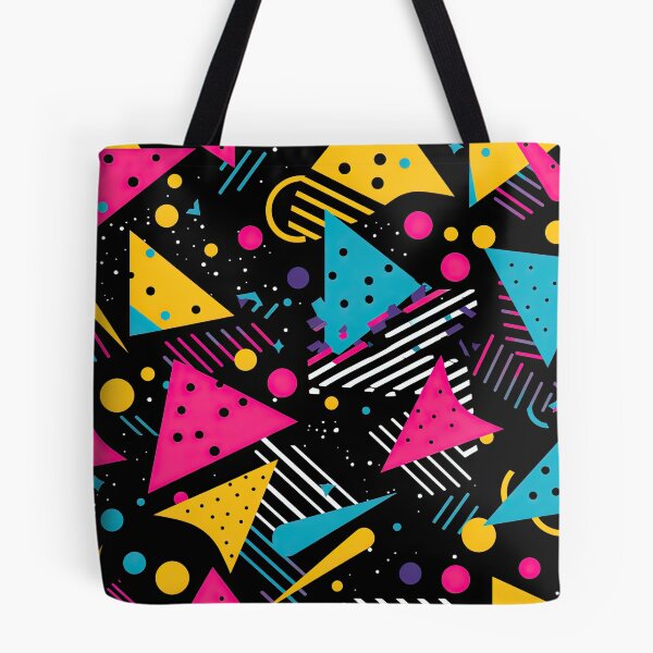 Item preview, Funky 80s and 90s Nostalgia Pop Pattern designed and sold by AeonAcademy.