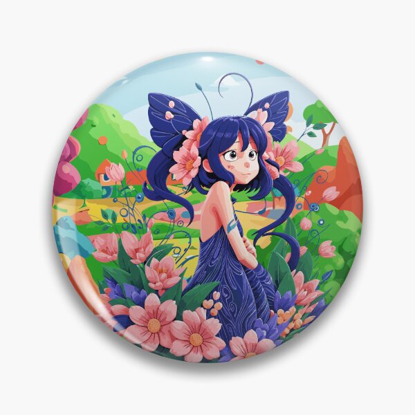 Item preview, Anime girl butterflies and flowers designed and sold by DigoCostaK7css.