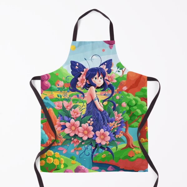 Item preview, Anime girl butterflies and flowers designed and sold by DigoCostaK7css.
