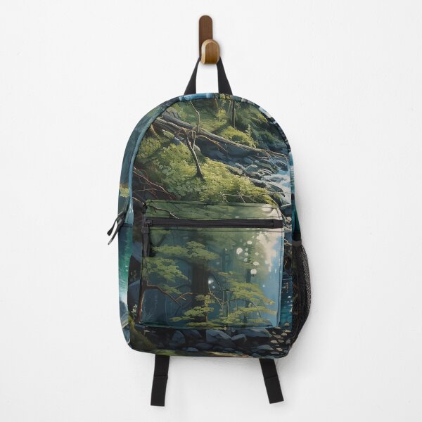 Item preview, The waterfall in the forest digital art designed and sold by EternityLoves.