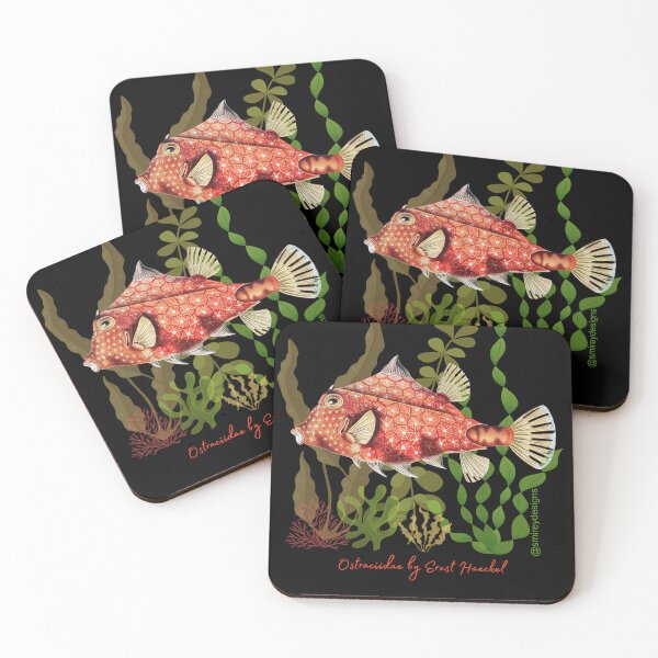 Item preview, Ostraciidae by Ernst Haeckel designed and sold by smirey designs.