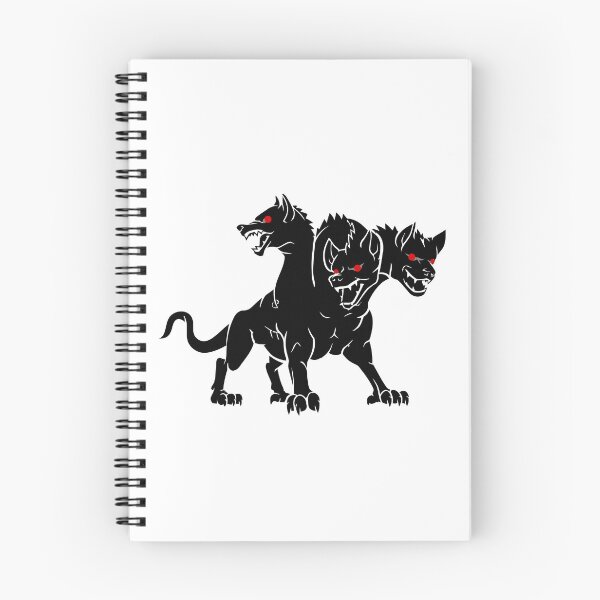 Artikelvorschau, Dreiköpfiger Hund entworfen und verkauft von Flexteeshirt.