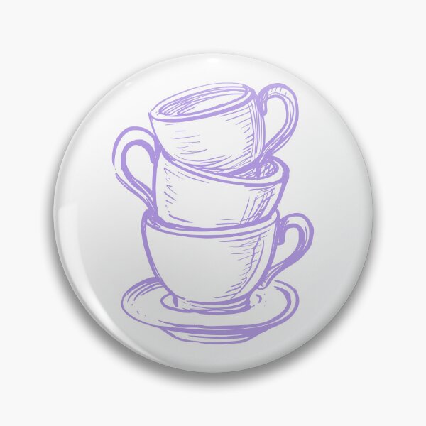 Item preview, Lavender Teacup Stack designed and sold by Cozy-Home10.