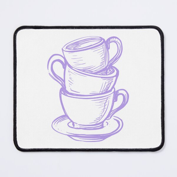 Item preview, Lavender Teacup Stack designed and sold by Cozy-Home10.