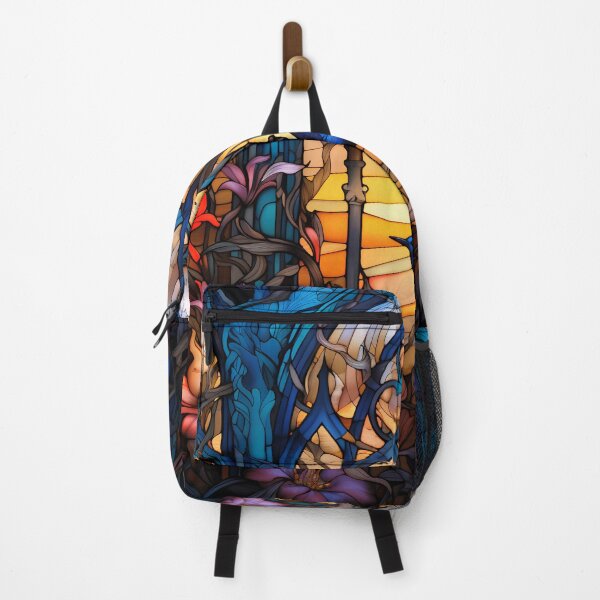 Item preview, Colorful stained glass digital print art designed and sold by dcrc.
