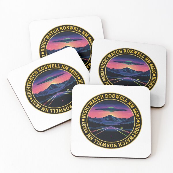 Item preview, UFO - Roswell Nightwatch Logo designed and sold by Totalthrive.