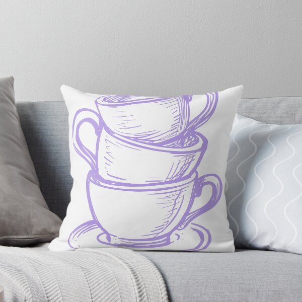 Item preview, Lavender Teacup Stack designed and sold by Cozy-Home10.