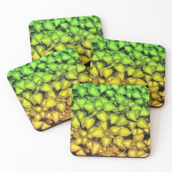 Item preview, Lovely Leaves, in Green and Gold designed and sold by Lindel Caine.