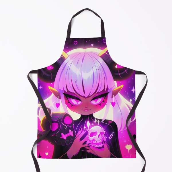 Item preview, Cute Devious Pink Devil Anime Girl designed and sold by bubblegoth.