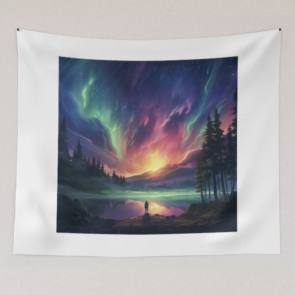 Artikelvorschau, Das Nordlicht (Aurora) in skandinavischen Ländern entworfen und verkauft von EternityLoves.