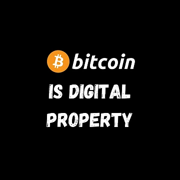 Artwork thumbnail, Bitcoin - Is Digital Property Design by RektRepublic