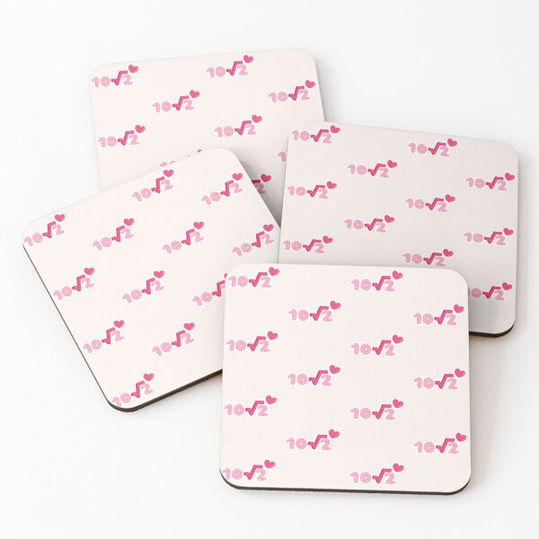 Item preview, 10√2 | Ten Square Root of Two | Love | Pink Donuts Numbers designed and sold by Kimochi-Shop.