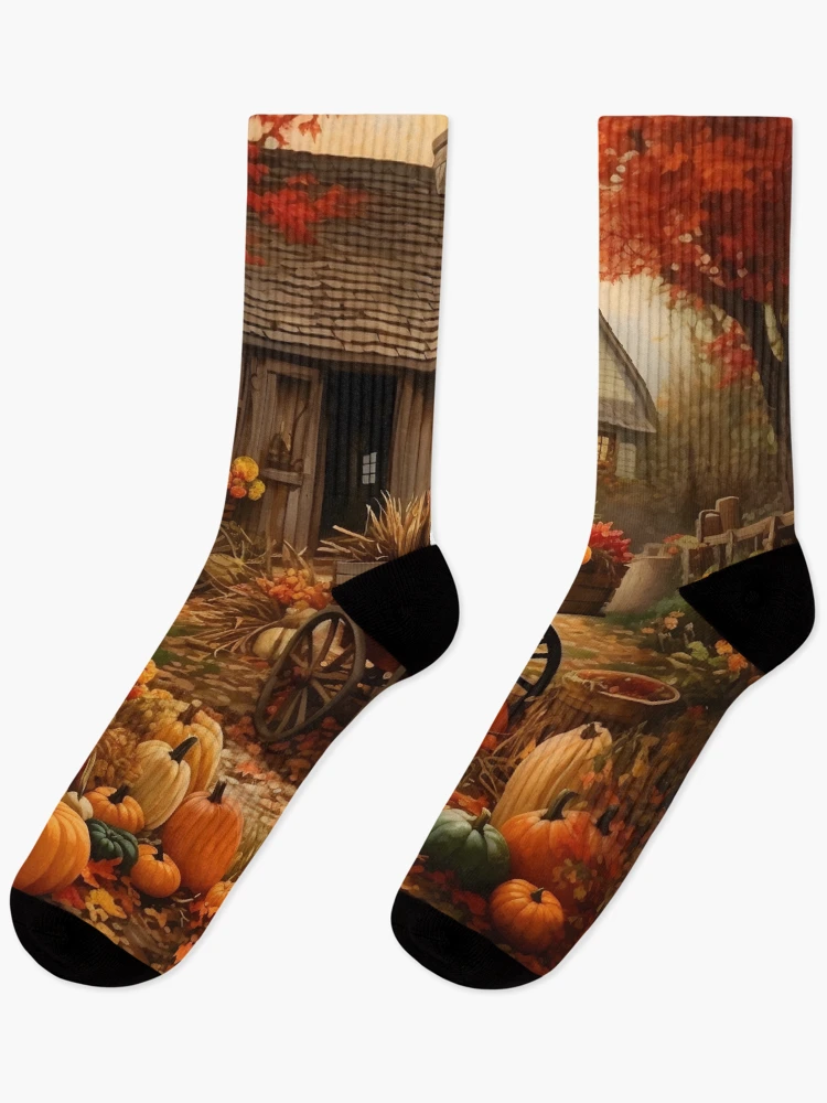 Thumbnail 1 of 5, Socks, Rustic Fall Cottage designed and sold by dcrc.