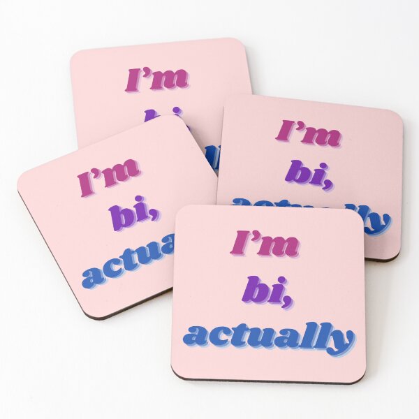 Item preview, I’m bi actually  bisexual flag  Heartstopper  Nick Nelson  designed and sold by JustAnotherBee.