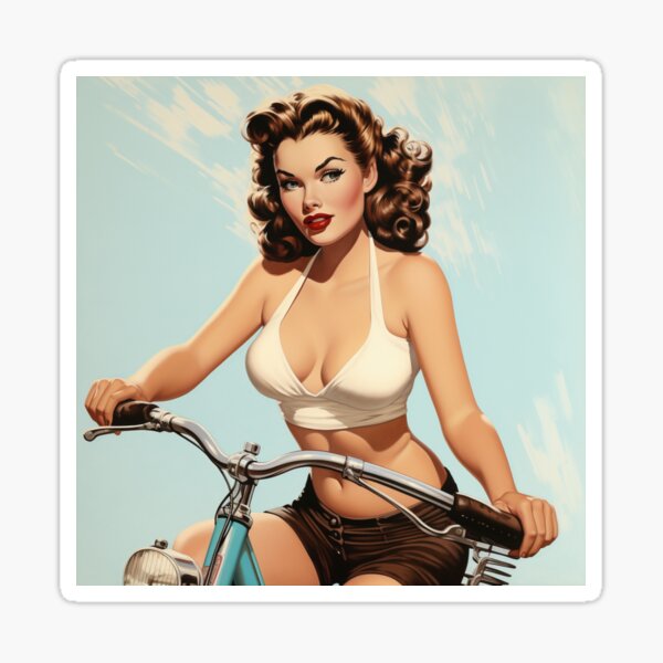 Item preview, vintage fifties girl designed and sold by patternshoprad.