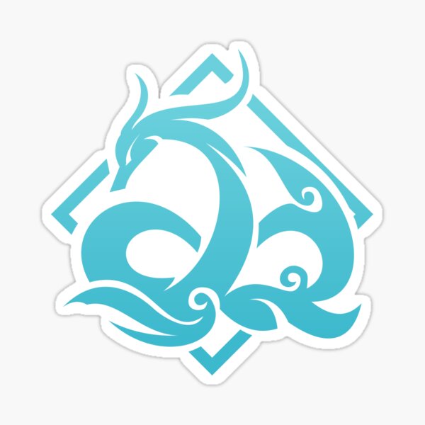 Item preview, Neuvillette Constel­lation logo Genshin Impact designed and sold by damomonkey.