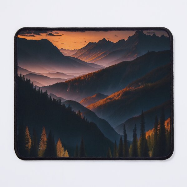 Item preview, Forest Mountain Horizon With Sunset designed and sold by SGCreations-78.