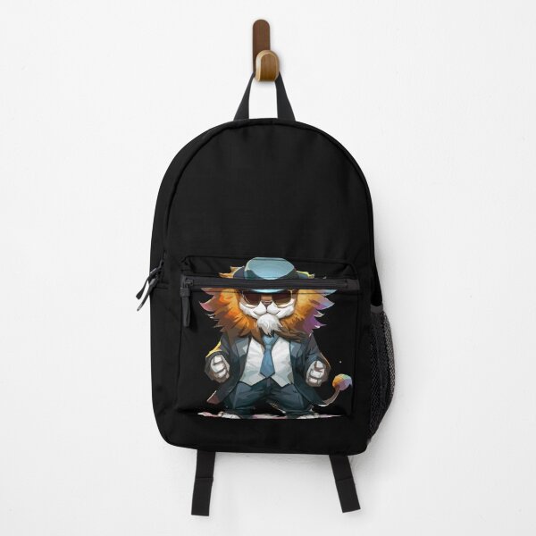 Item preview, Kawaii funny gangster lion designed and sold by TomFrontierArt.