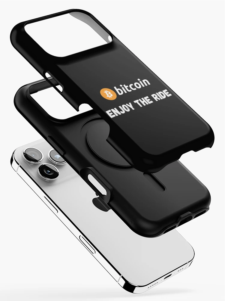 Thumbnail 2 of 4, iPhone Case, Bitcoin - Enjoy The Ride Design designed and sold by RektRepublic.