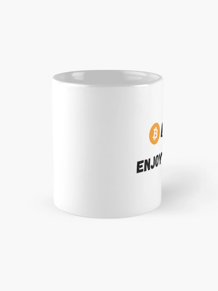 Thumbnail 4 of 6, Coffee Mug, Bitcoin - Enjoy The Ride Design designed and sold by RektRepublic.