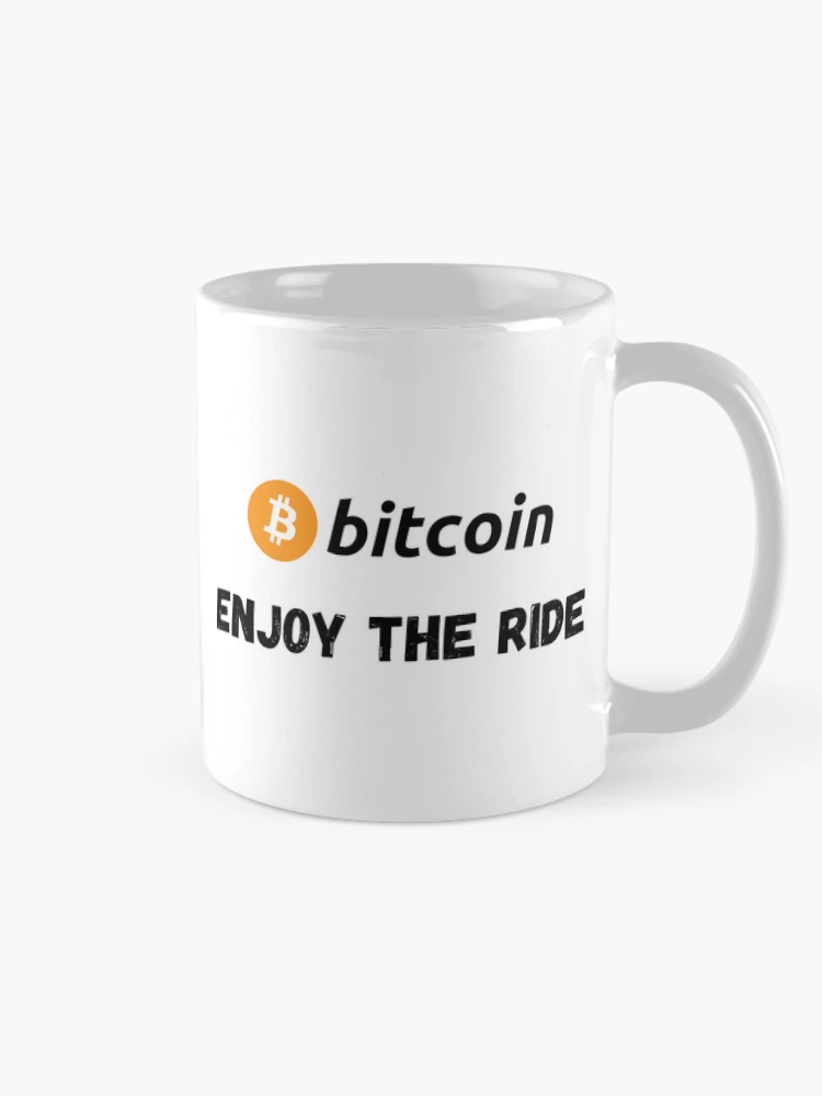 Thumbnail 3 of 6, Coffee Mug, Bitcoin - Enjoy The Ride Design designed and sold by RektRepublic.