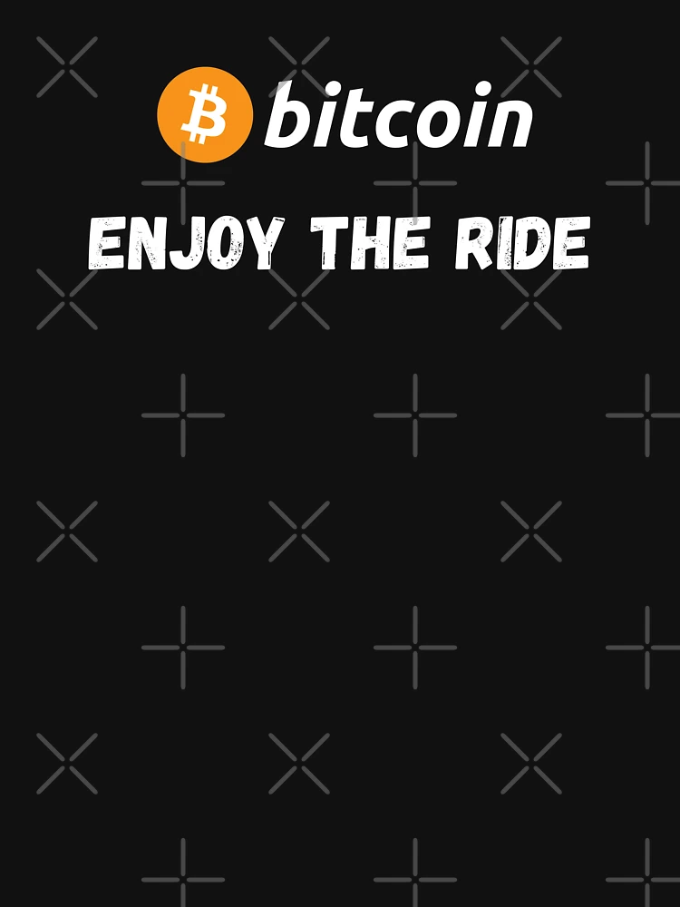 Thumbnail 6 of 6, Premium Oversized Sweatshirt, Bitcoin - Enjoy The Ride Design designed and sold by RektRepublic.