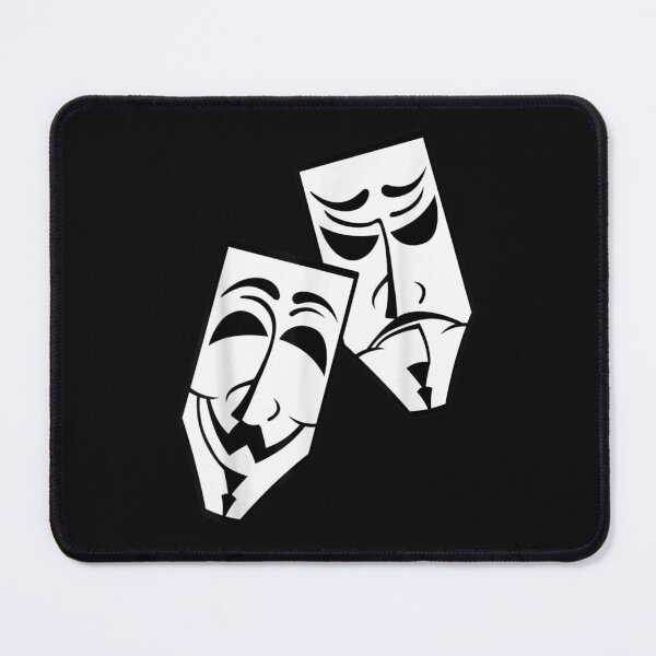Item preview, Drama Theater Masks Comedy And Tragedy  designed and sold by MennieElliott.