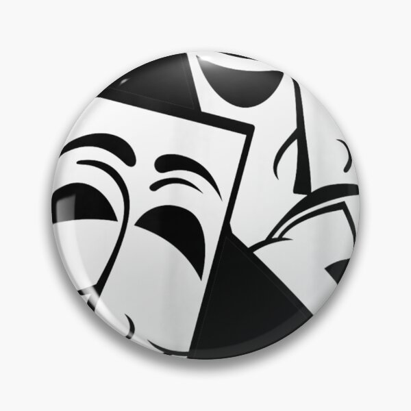 Item preview, Drama Theater Masks Comedy And Tragedy  designed and sold by MennieElliott.