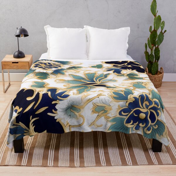 Artikelvorschau, Buntes Fantasiemuster türkis grün beige weiß schwarz Ornamente Gitter entworfen und verkauft von G-M-Designs.
