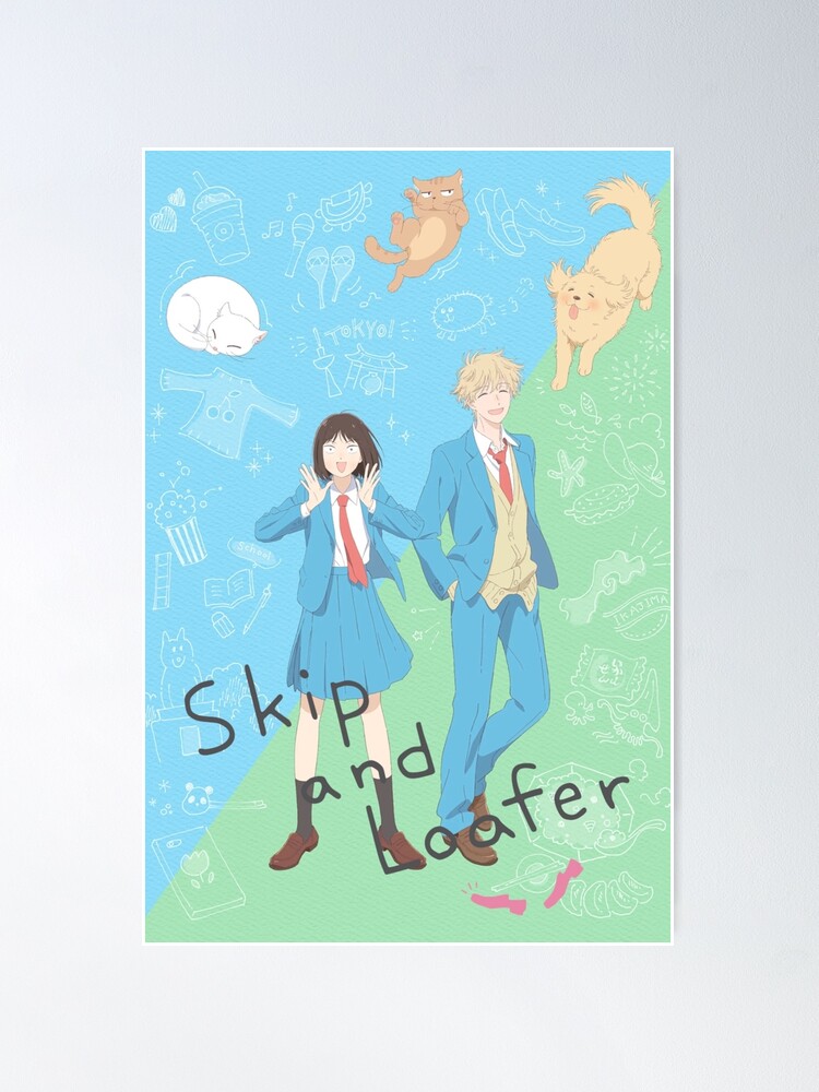 skip and loafer Poster for Sale by hallsjudy
