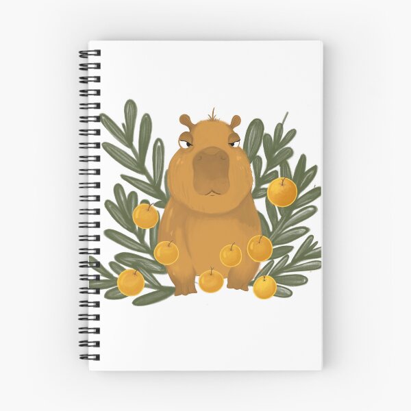 Item preview, Fat Capybara With Orange designed and sold by t1r5u2n5g.